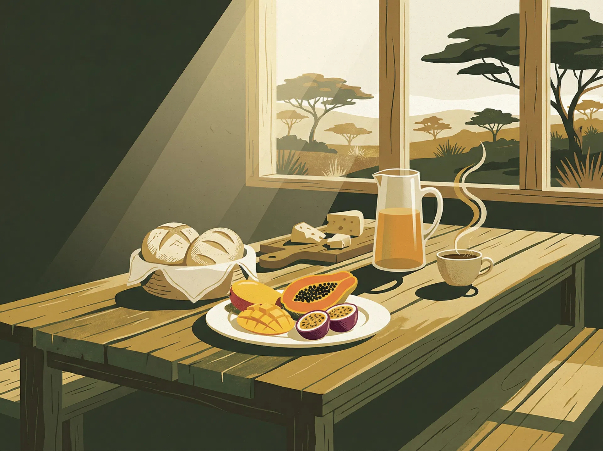 Café da manhã farto na Pousada Pegasus 067