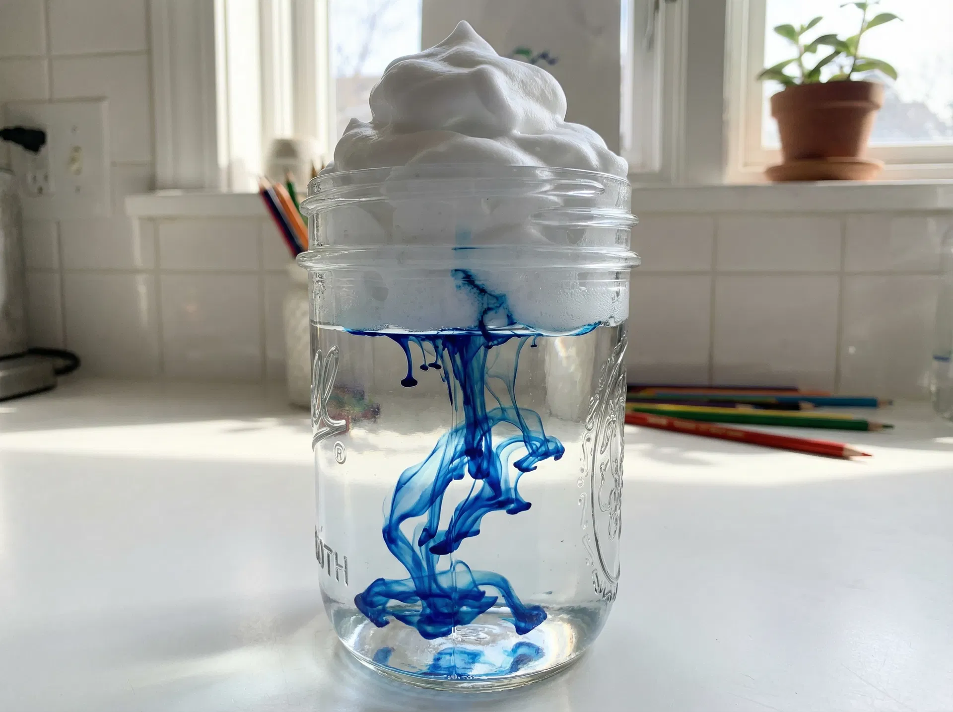 シェービングクリーム雲