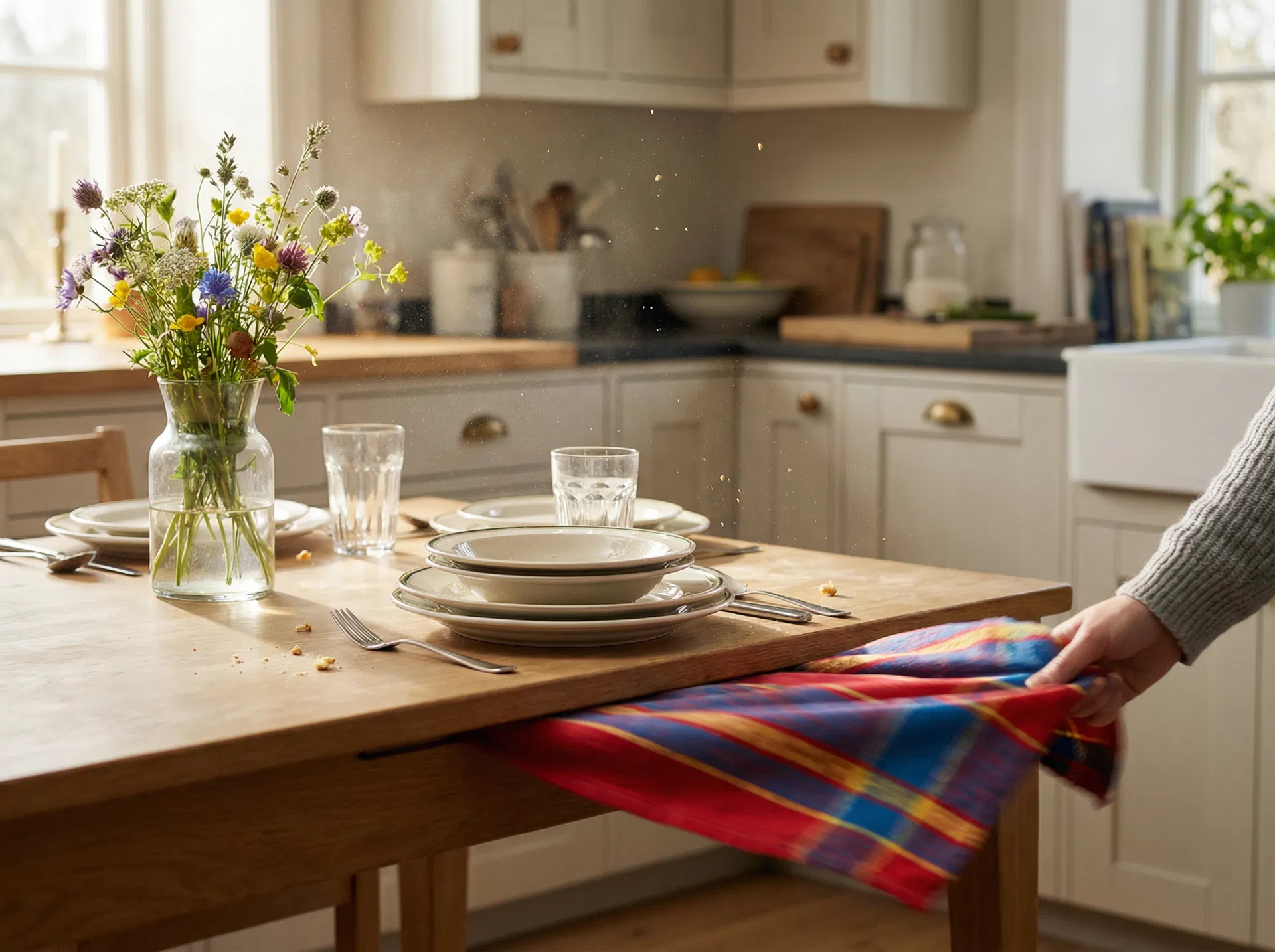 テーブルクロス引き抜き