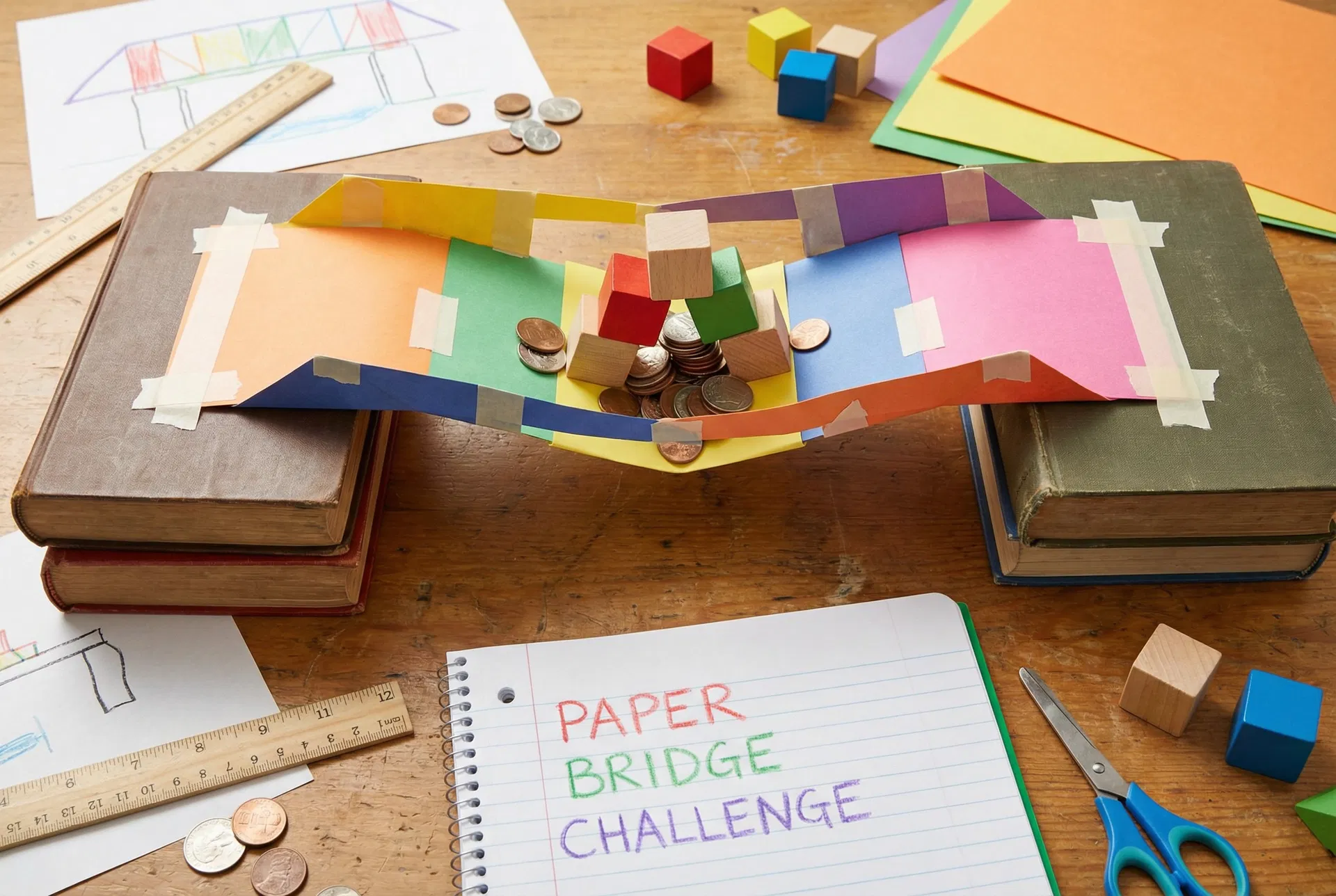 紙の橋チャレンジ