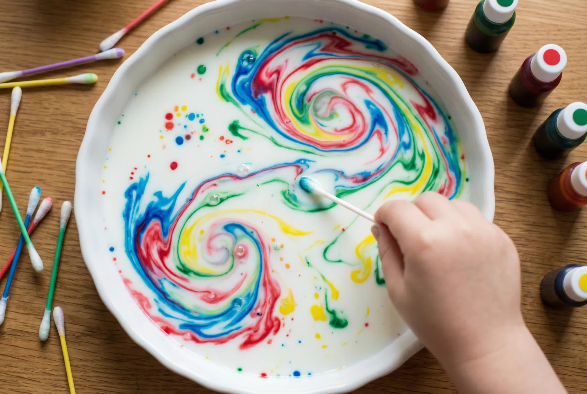 牛乳マジックアート