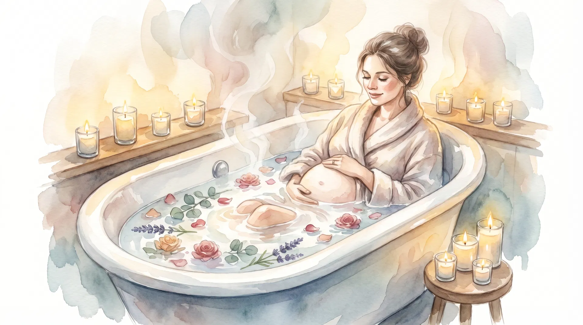 The Nightly Ritual That Kept Me (Somewhat) Sane During Pregnancy — holistic motherhood article by Lauren