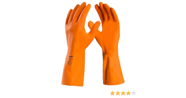 Luva Danny Max Orange Látex
