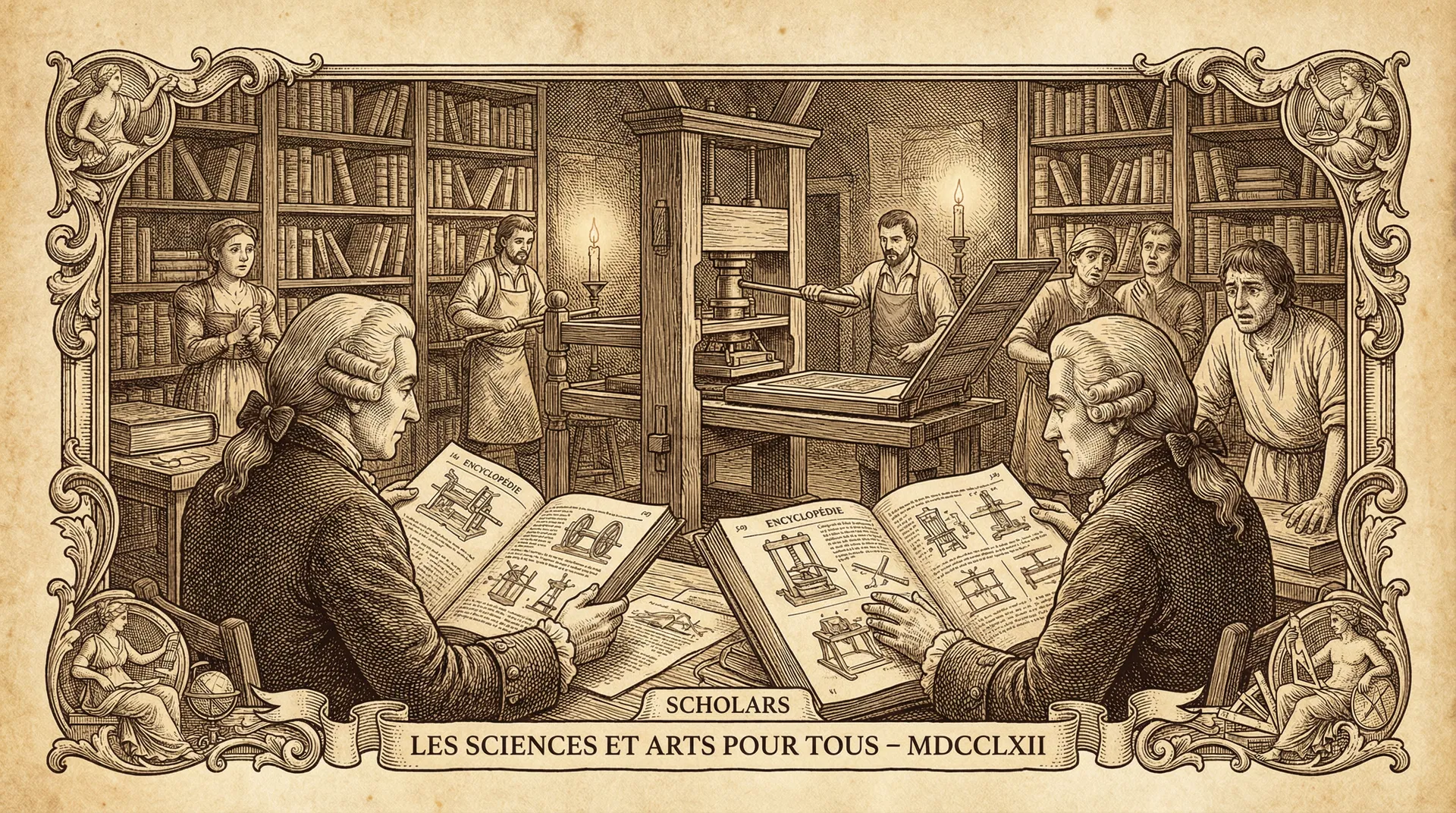 18世纪百科全书印刷坊——知识从行会秘传走向公开