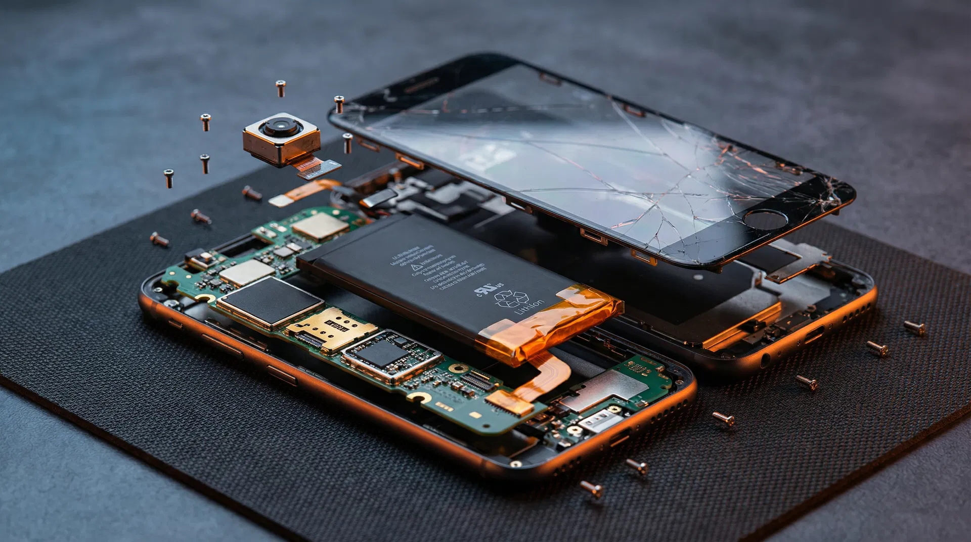 スマートフォン分解イメージ