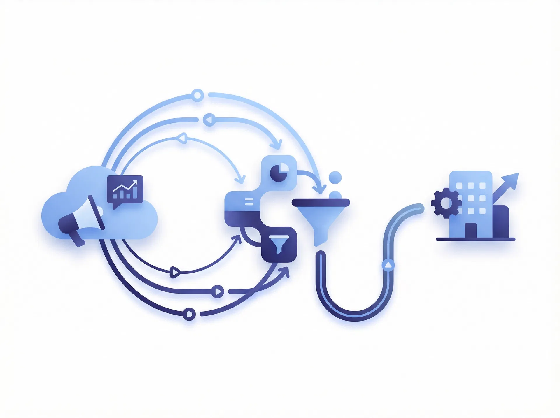 Lead generation flow diagram