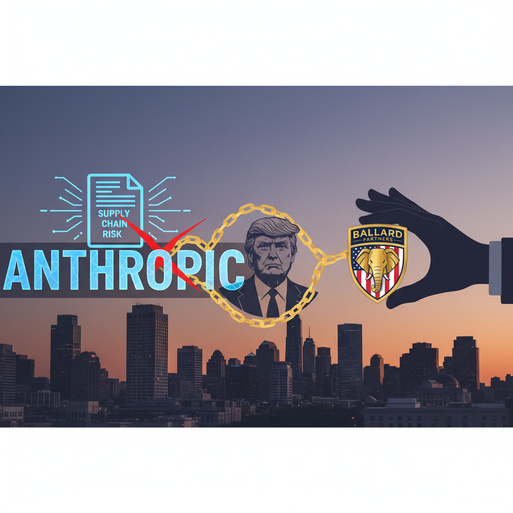 文件显示 Anthropic 在被五角大楼列为供应链风险后，聘请与特朗普关系密切的 Ballard Partners