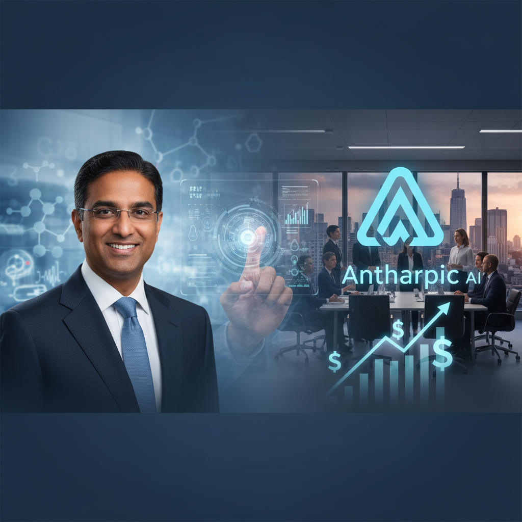 Anthropic 任命诺华 CEO Vas Narasimhan 为董事,推进医疗布局并为 IPO 做准备