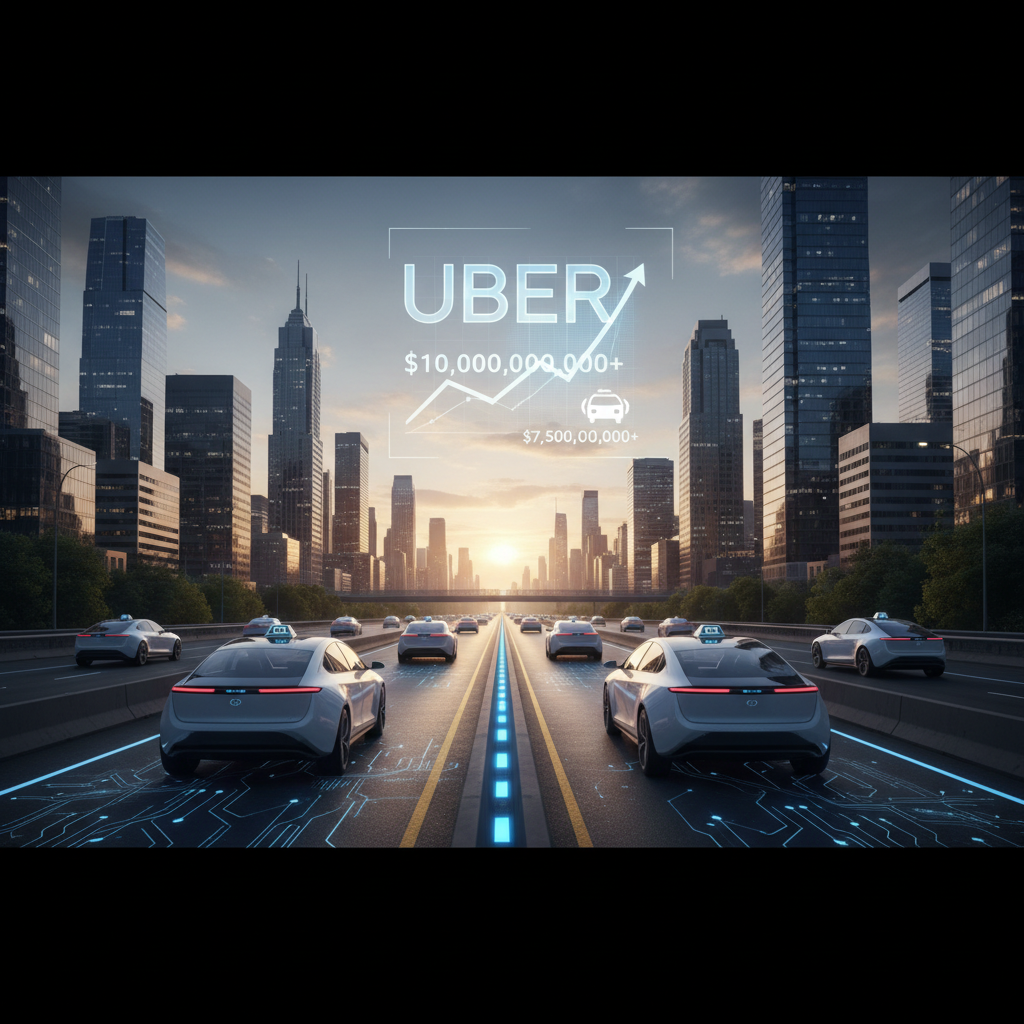 消息称 Uber 未来几年将在数千辆 robotaxi 和相关股权投资上投入至少 100 亿美元