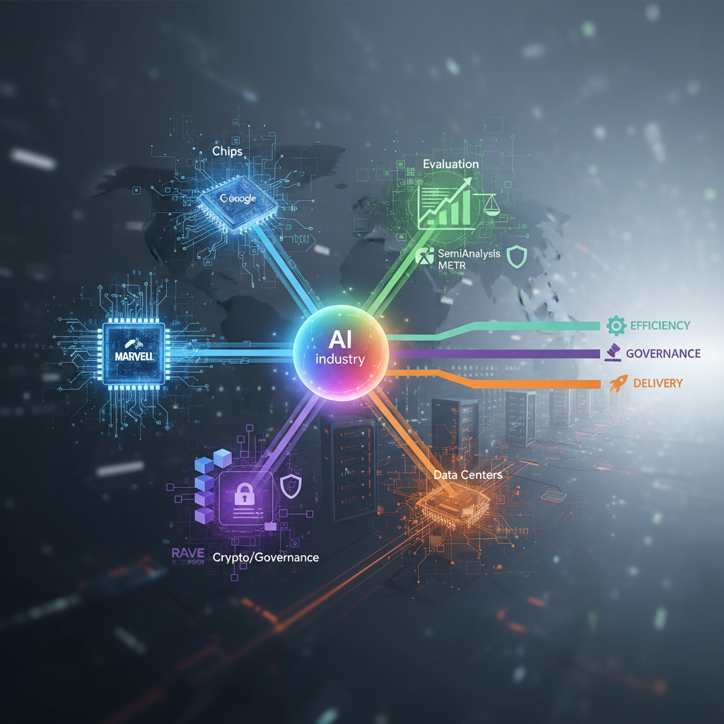 Techmeme 4月19日续更汇总：芯片、评估、加密与数据中心四条主线