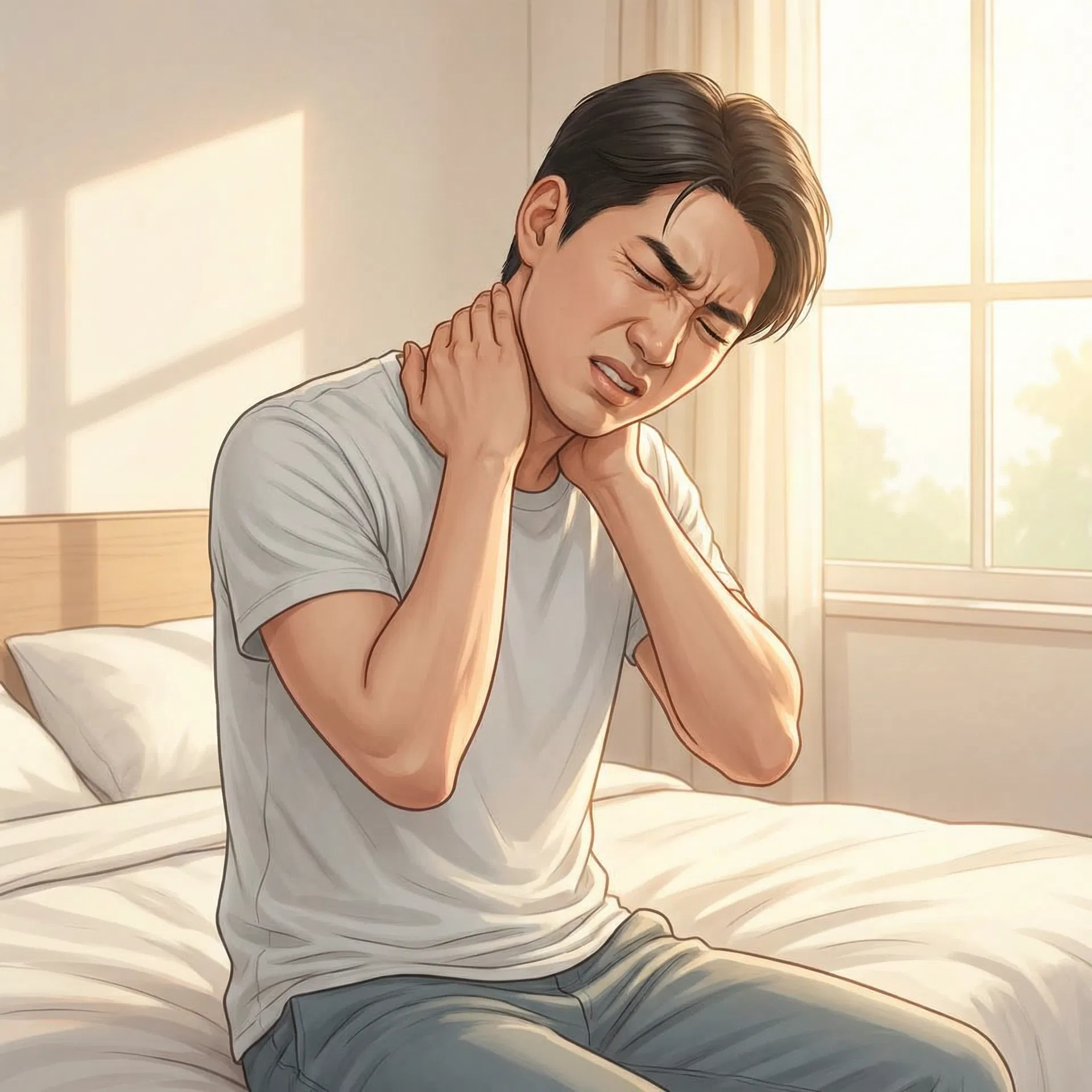 經常落枕、頸椎不適