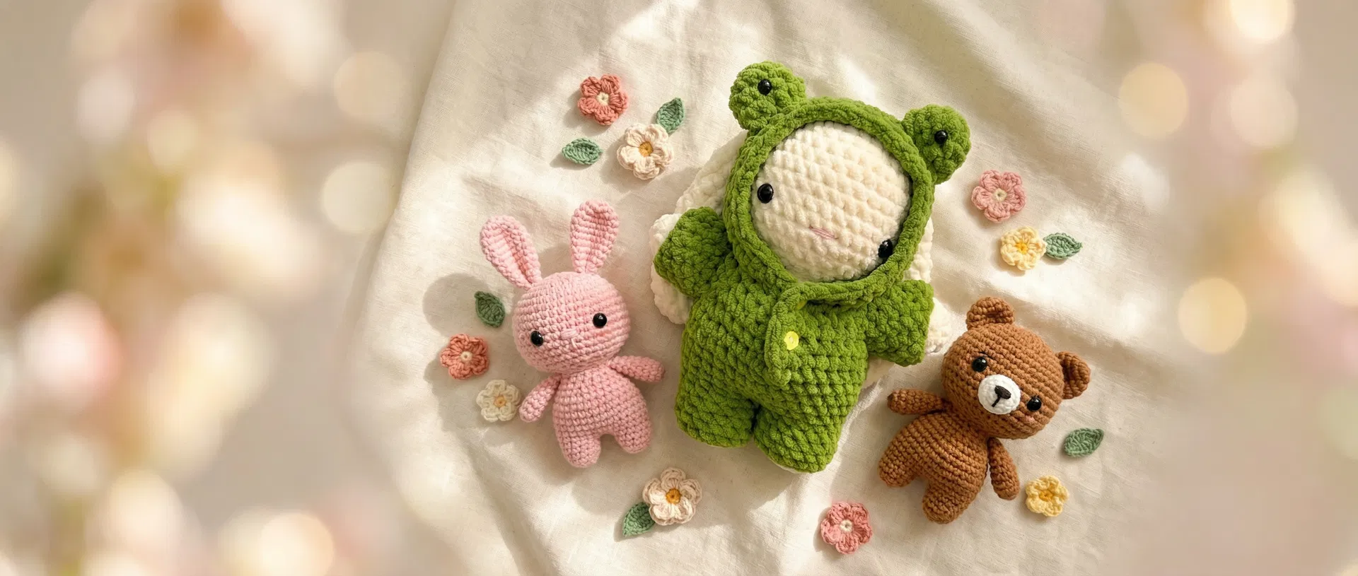 Handmade crochet toys