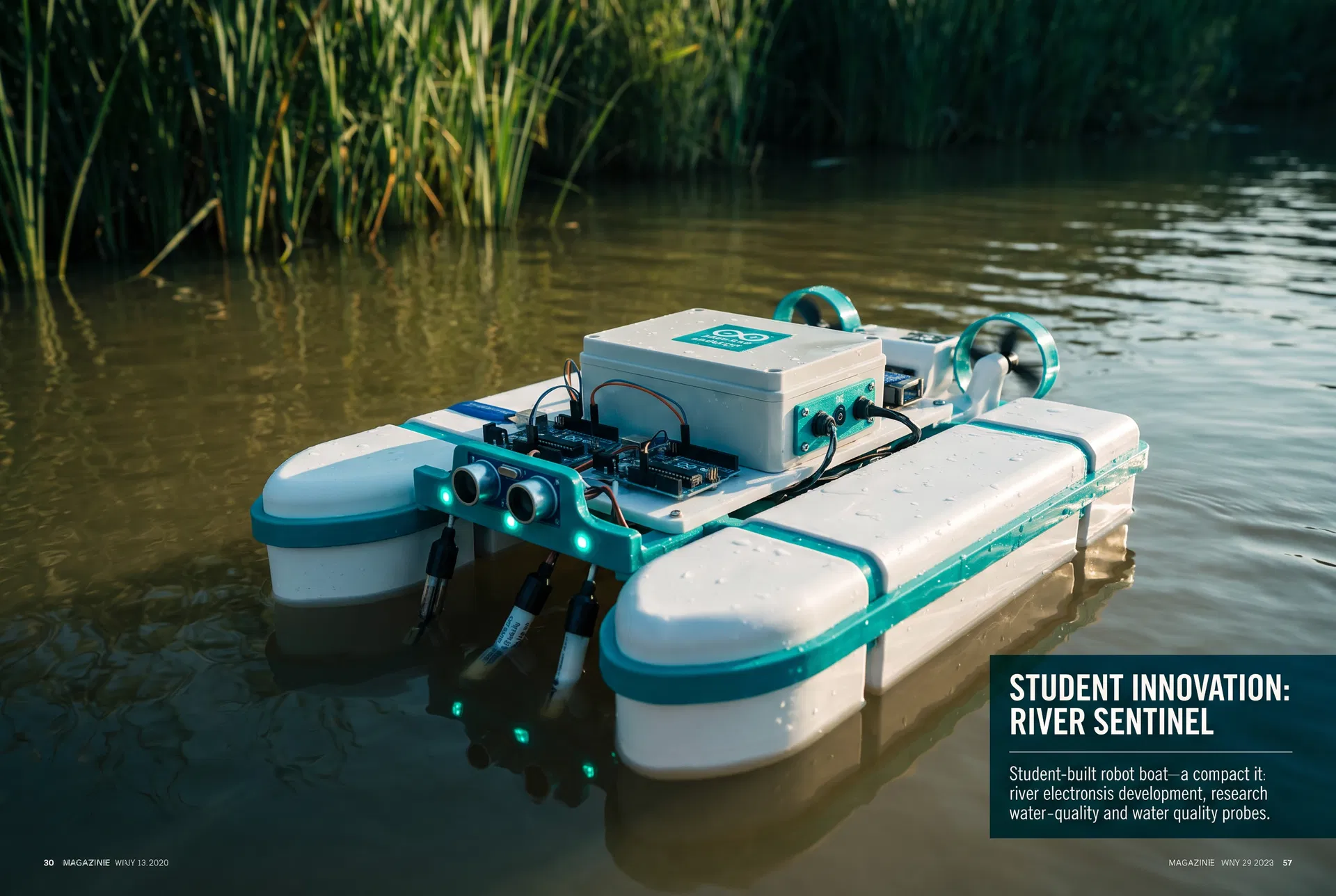 河流治理机器人——从蓝图到水上运行