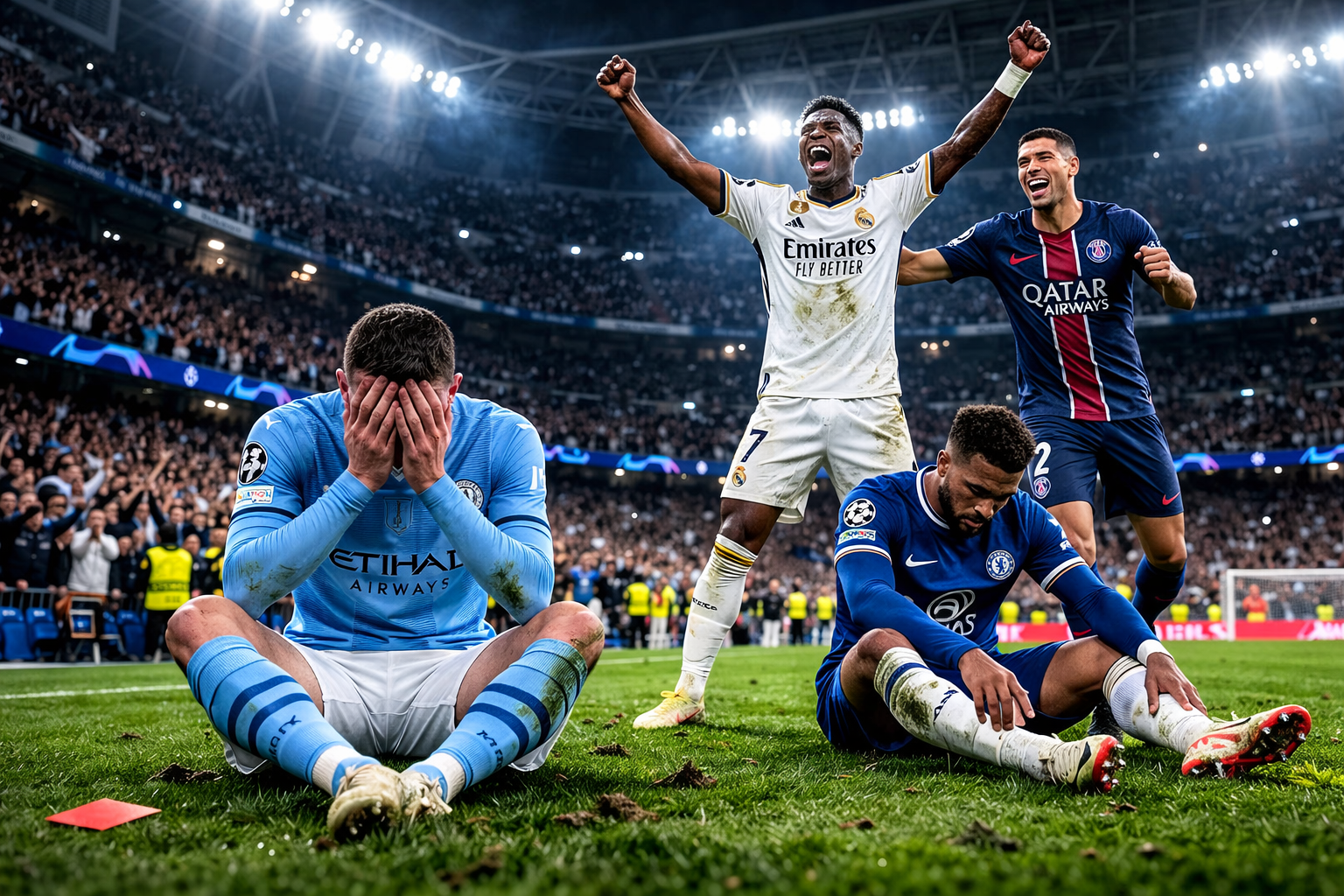 A Queda do City com Expulsão e o Vexame de Bilhões do Chelsea: O Resumo da Champions