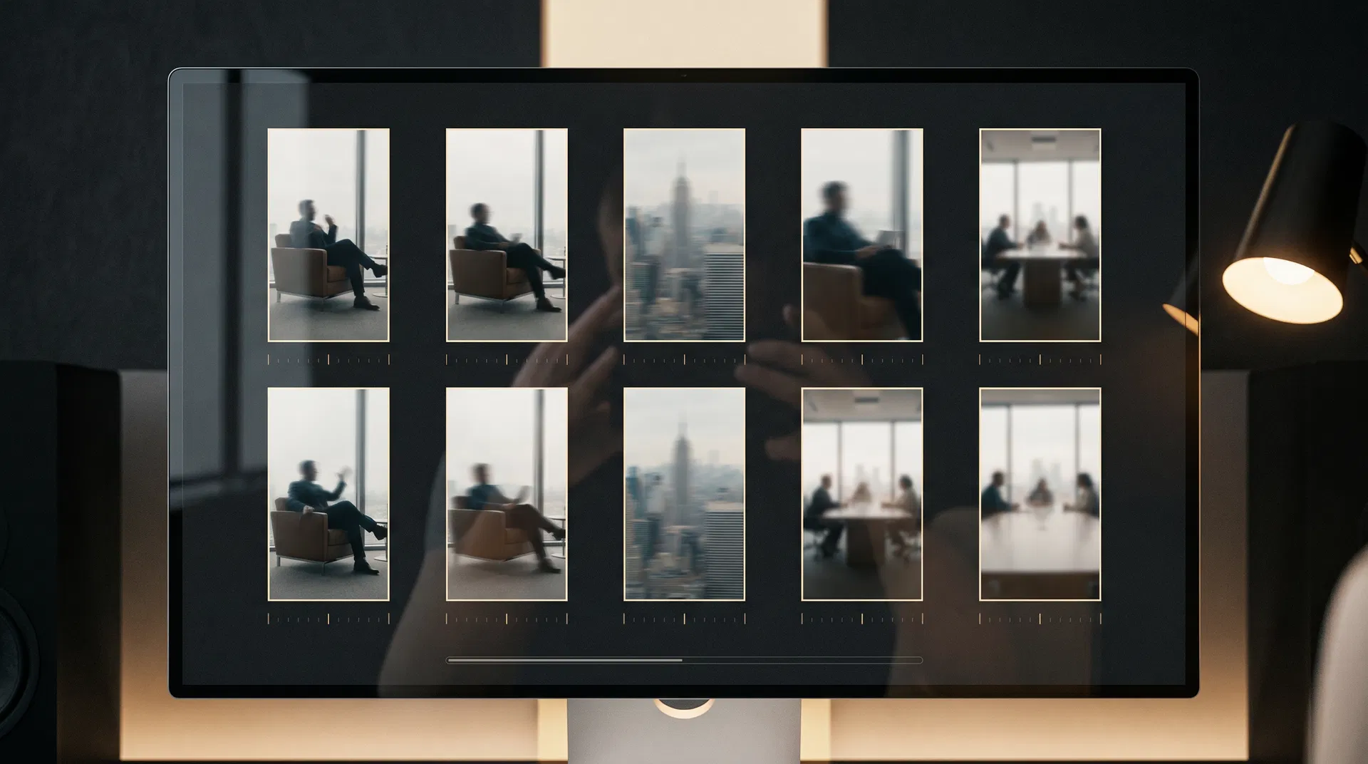 Wall of vertical reel previews