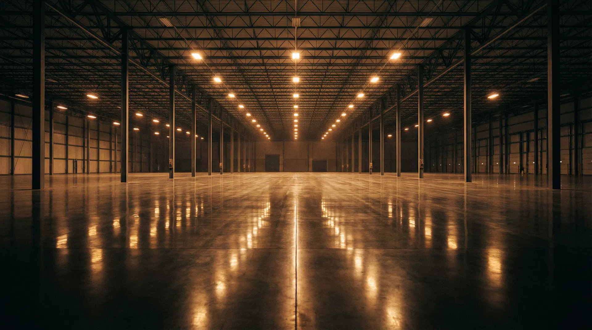 Полированный бетонный пол