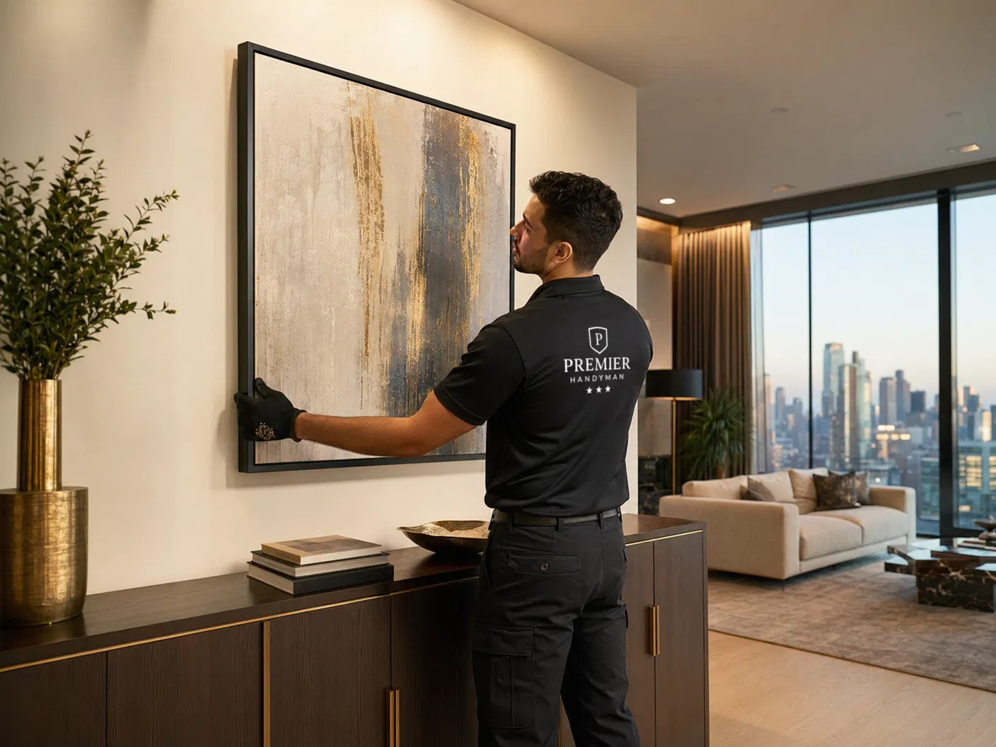 Art & Mirror Hanging