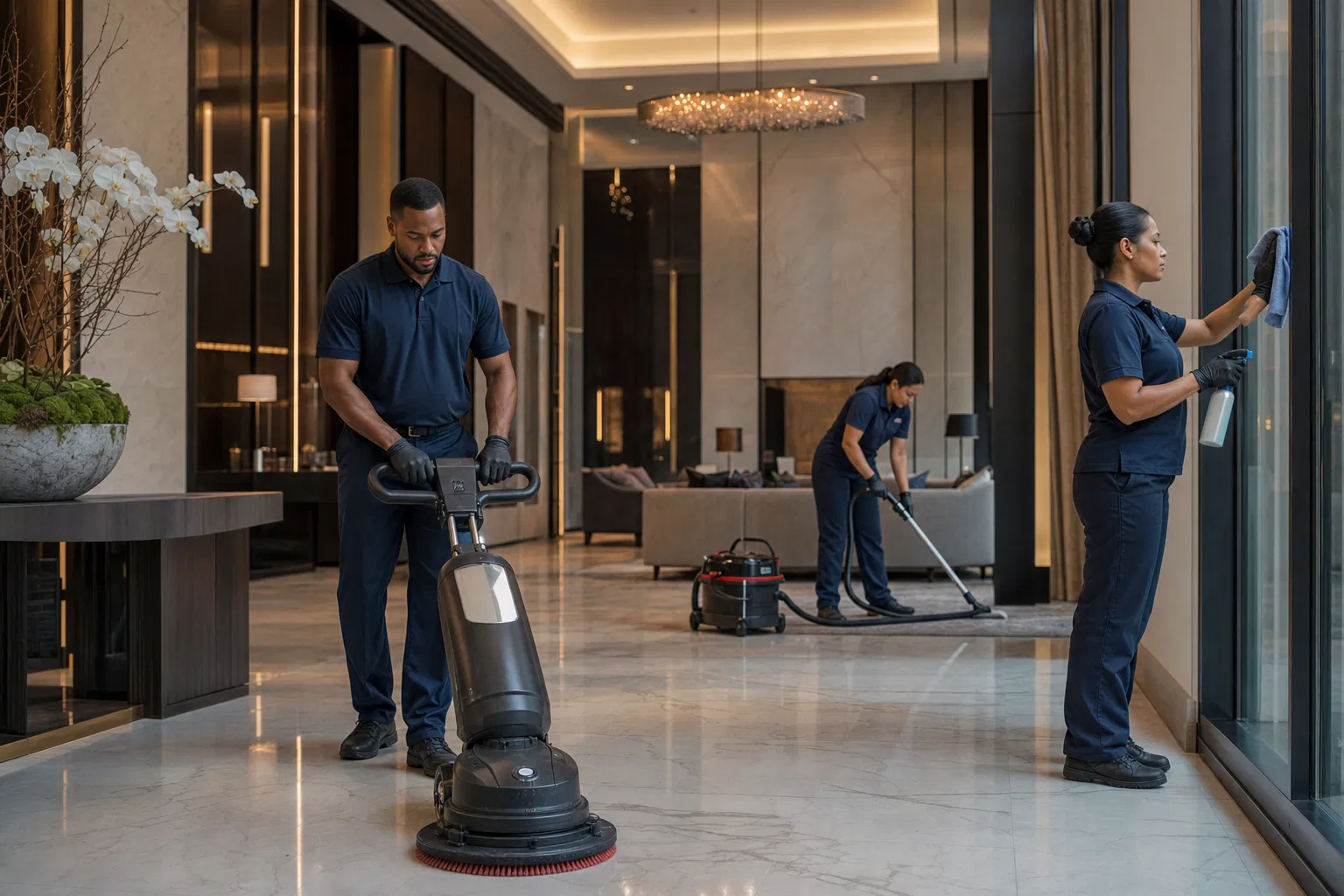VendorCall cleaning crew