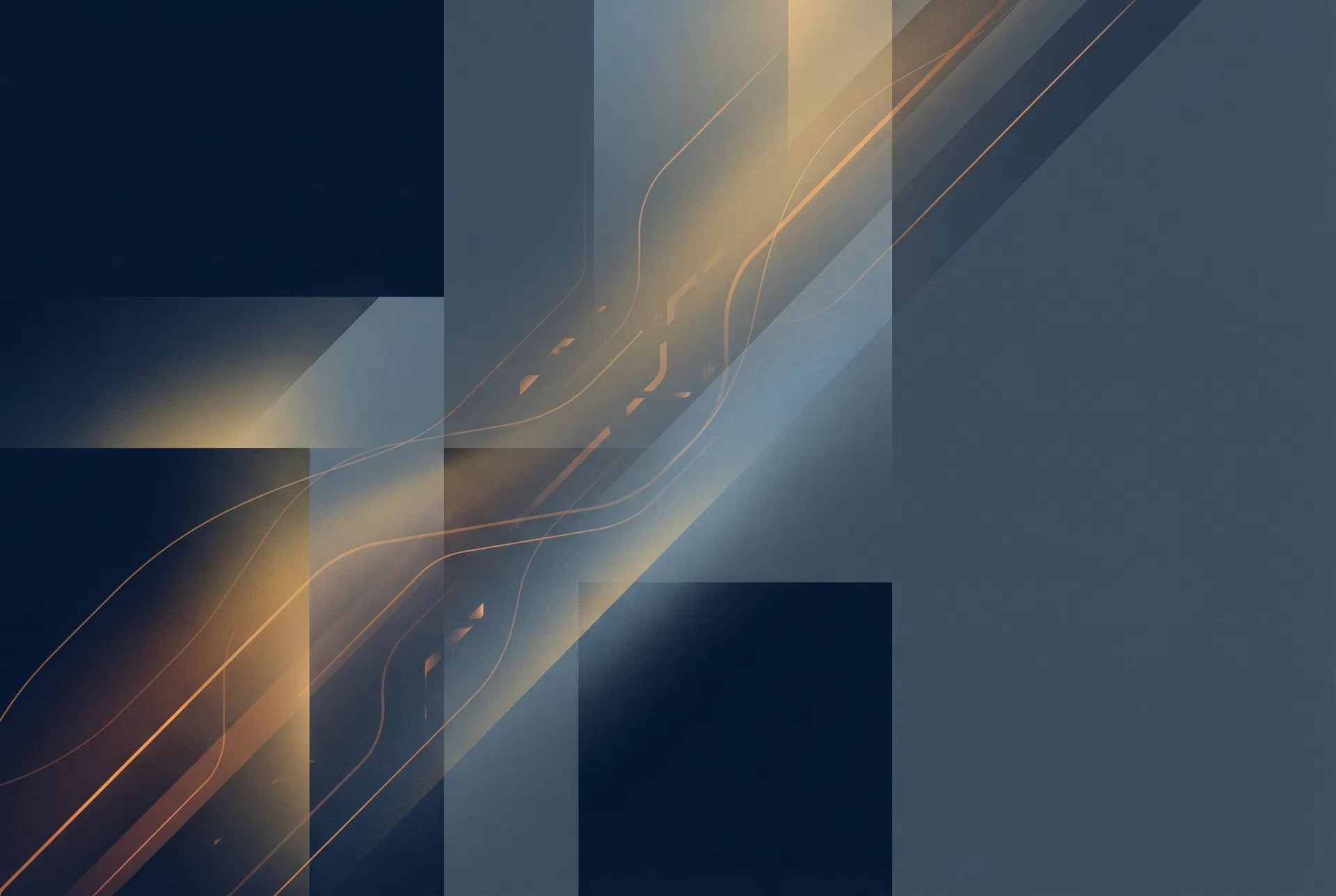 Arte abstrata de apoio à seção de retomada