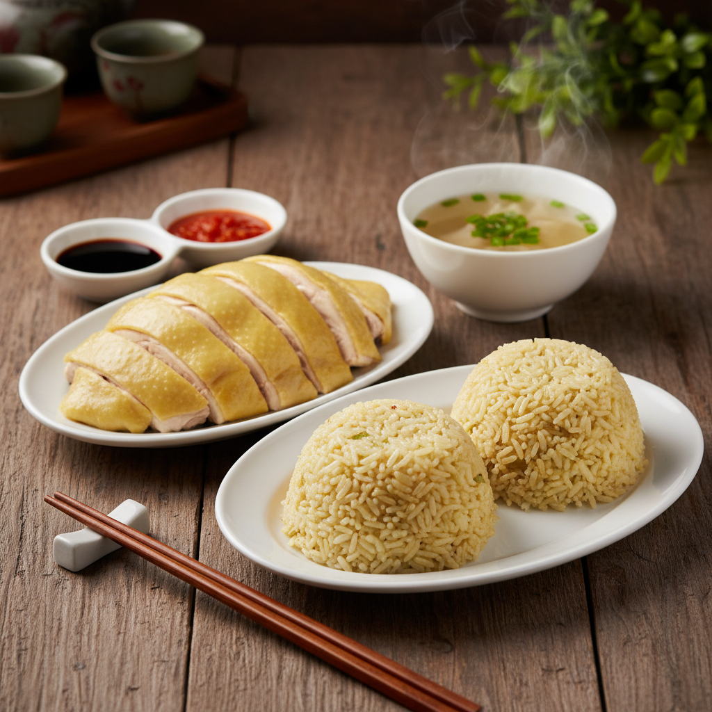 Hainanese Chicken Rice