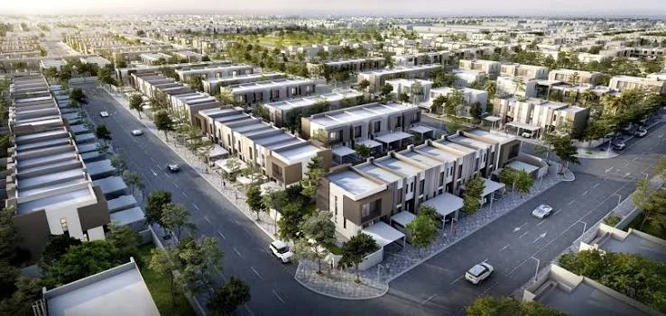 View of Nasma Residences in Tilal City, Dubai