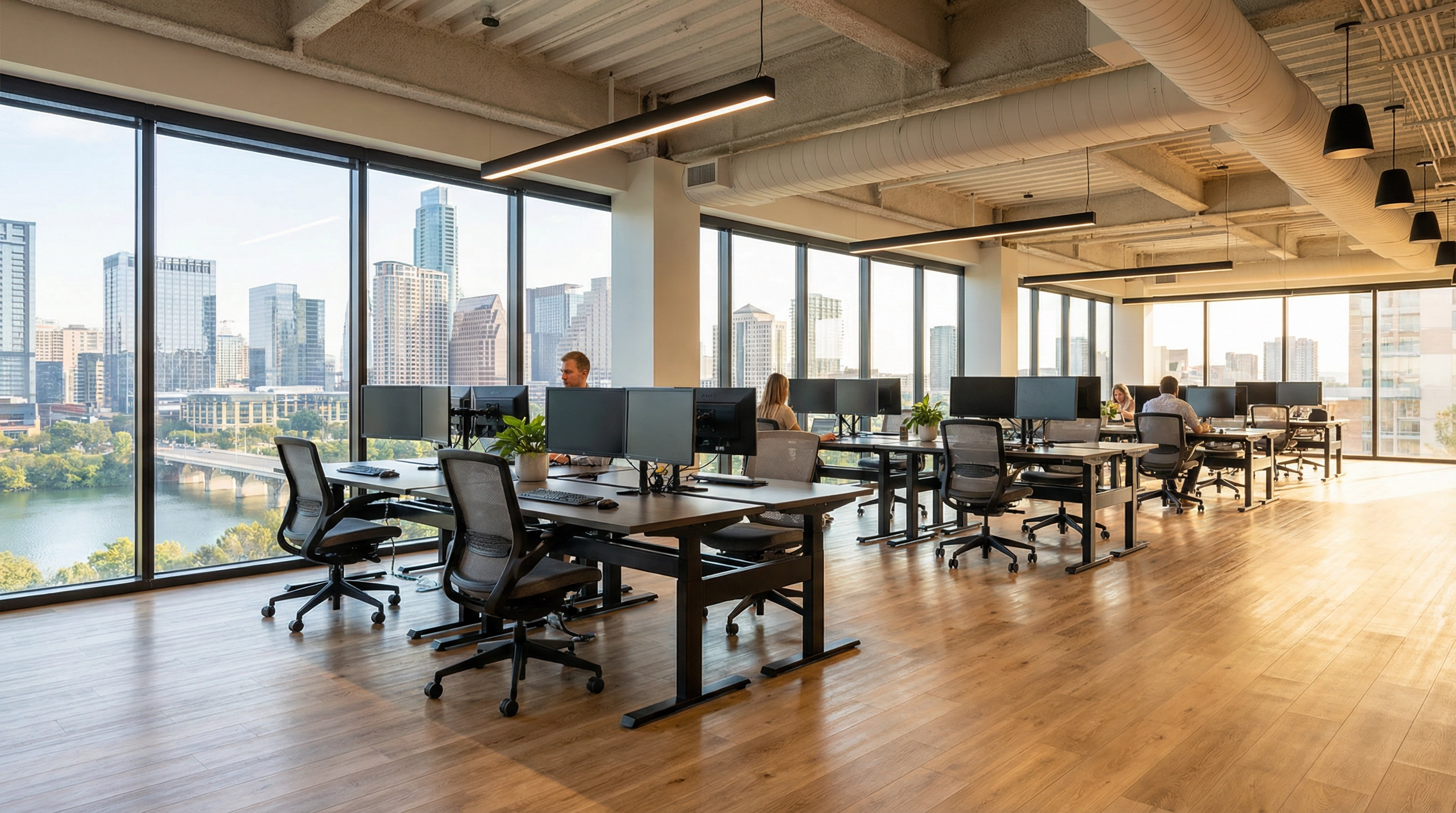 Case Study: 4,200 Sq Ft Austin Tech Office — From Worn Carpet to LVP in 3 Days