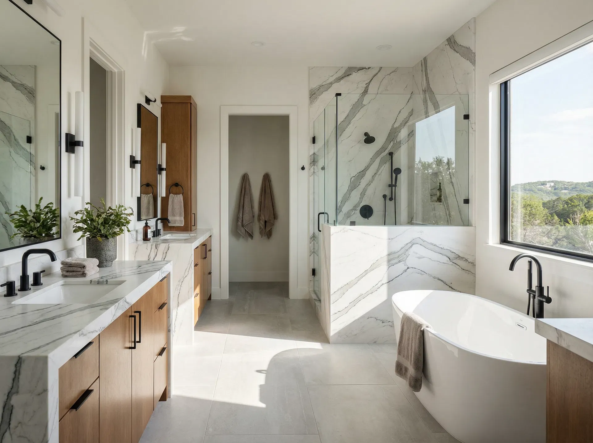 Quartzite Master Bath & Shower - Austin, TX