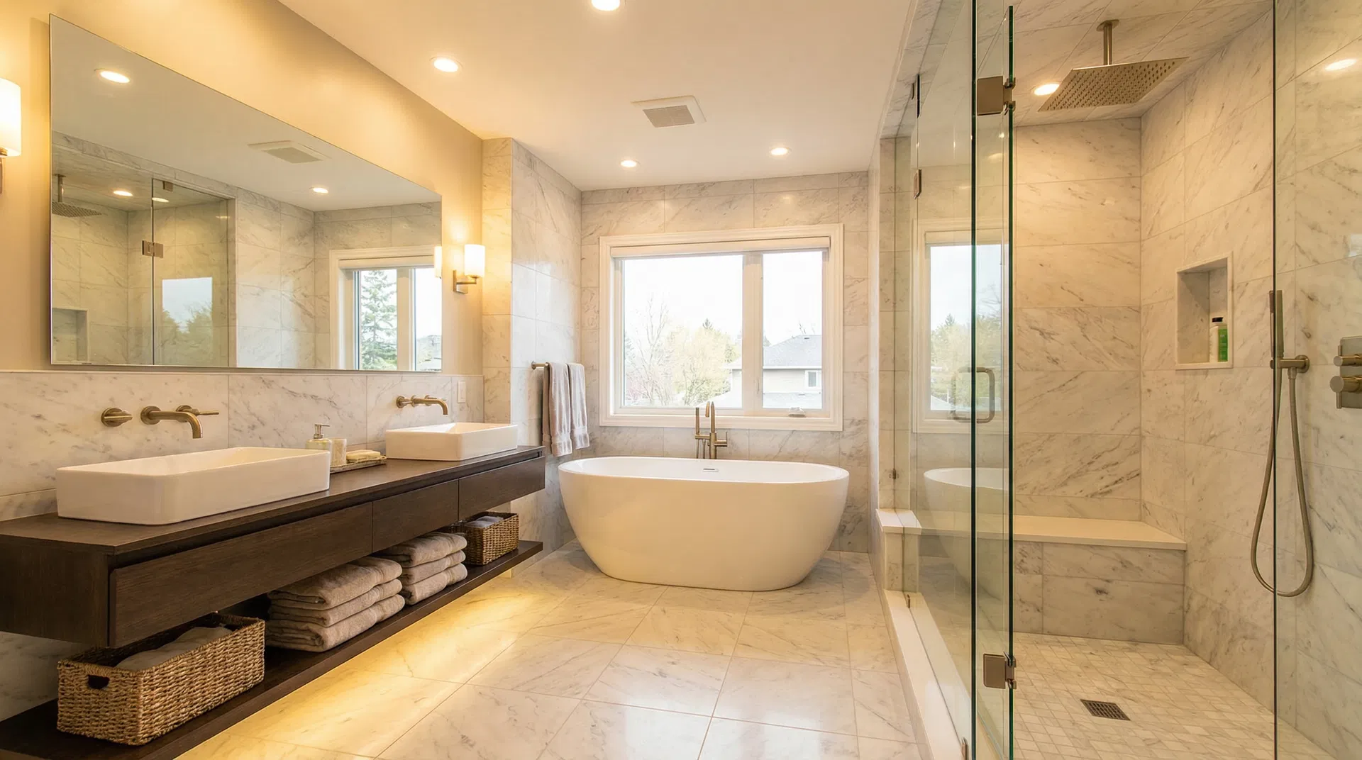 Luxury bathroom remodel