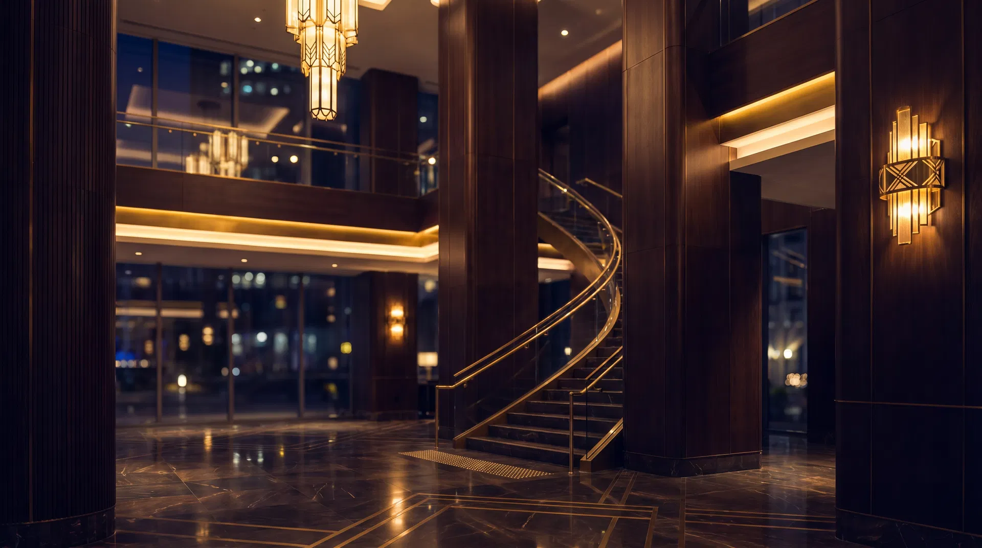 Luxury hotel interior
