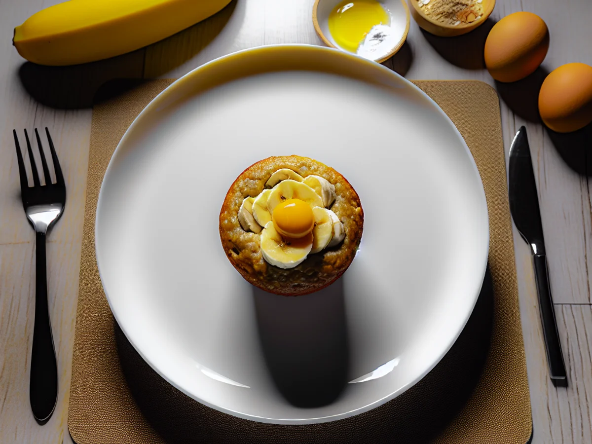 Muffin de Banana Fit