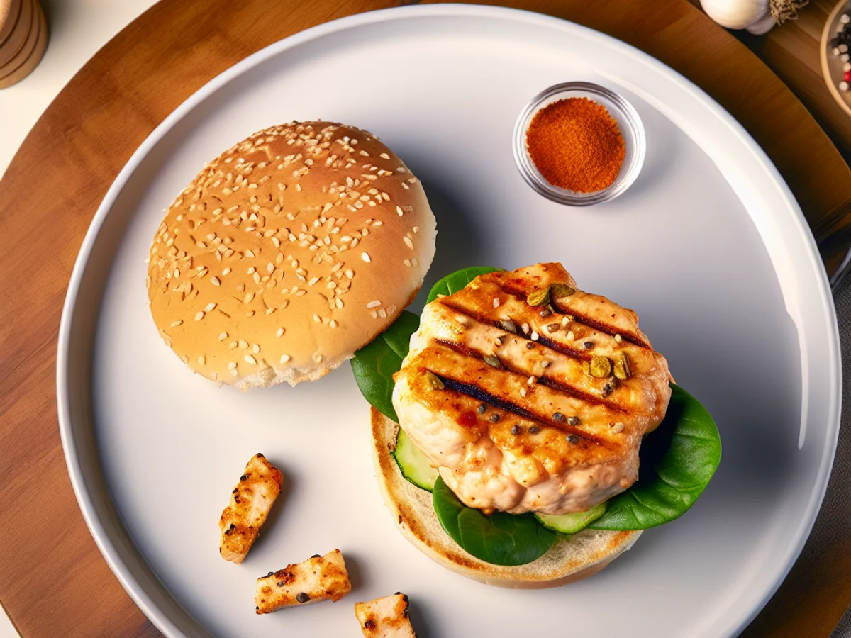 Hambúrguer de Frango Fit