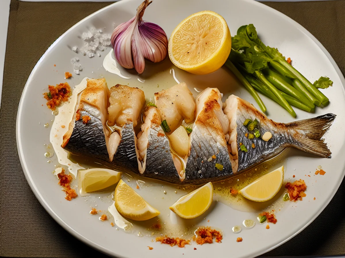 Peixe com Crosta de Gergelim