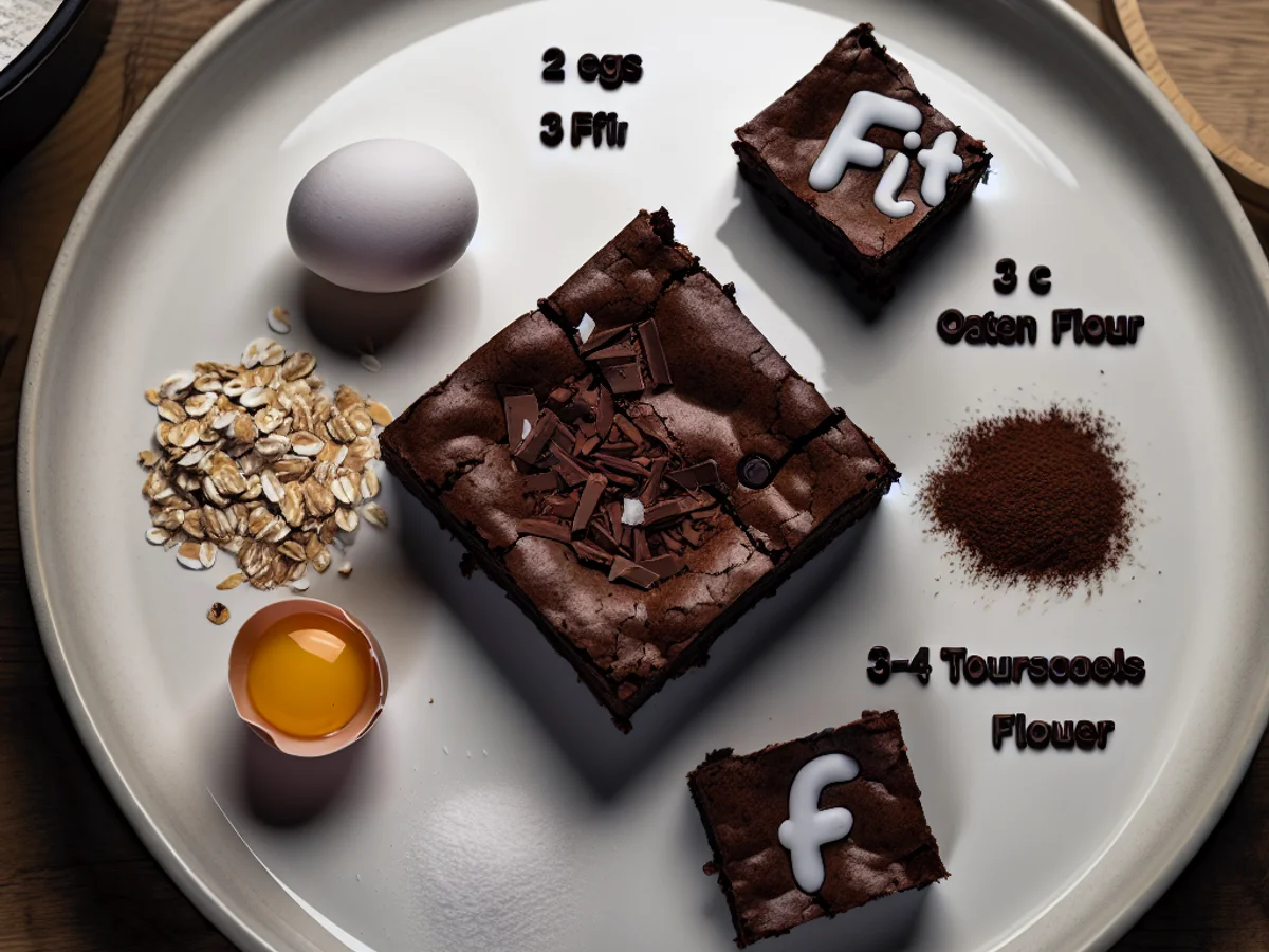 Brownie Fit de Chocolate