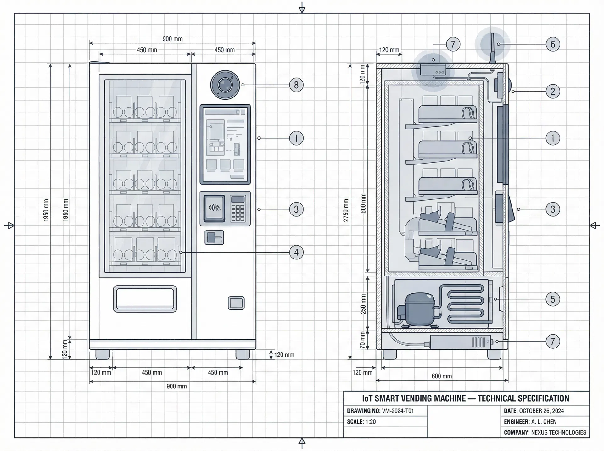 Hub development engineering illustration