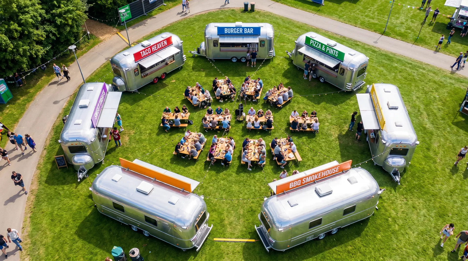 STREETFLEET Food Court Aerial