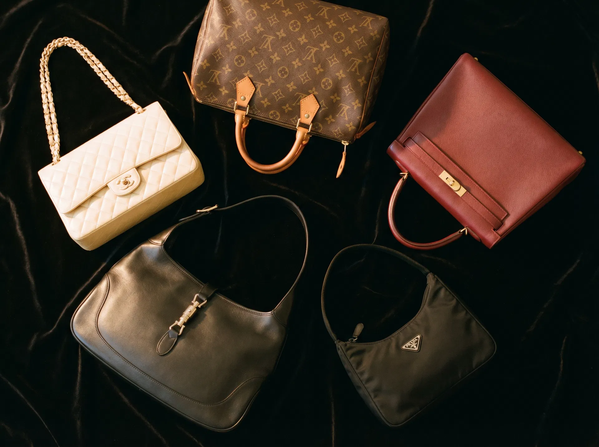 Vintage luxury bags collection