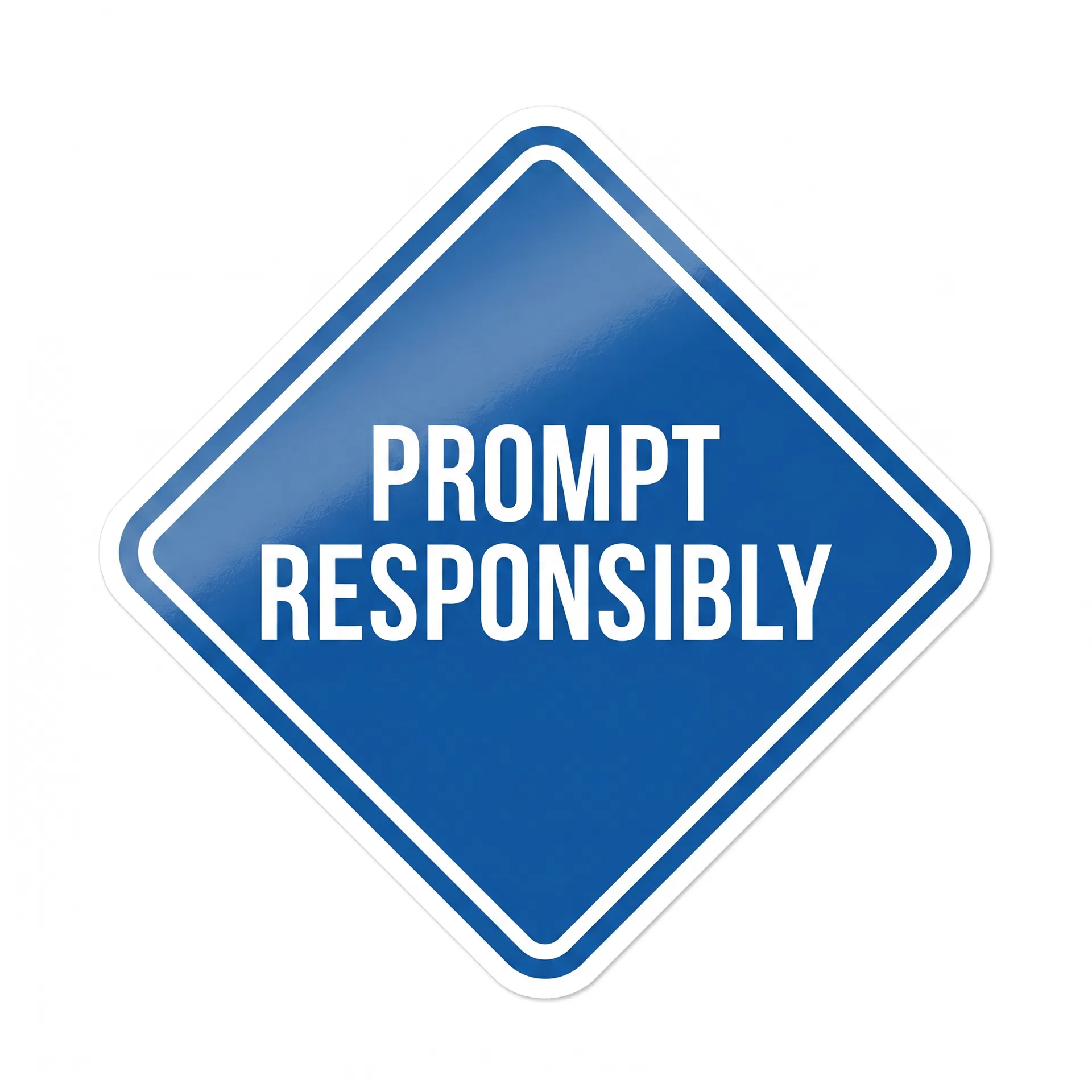 Prompt Responsibly Sticker