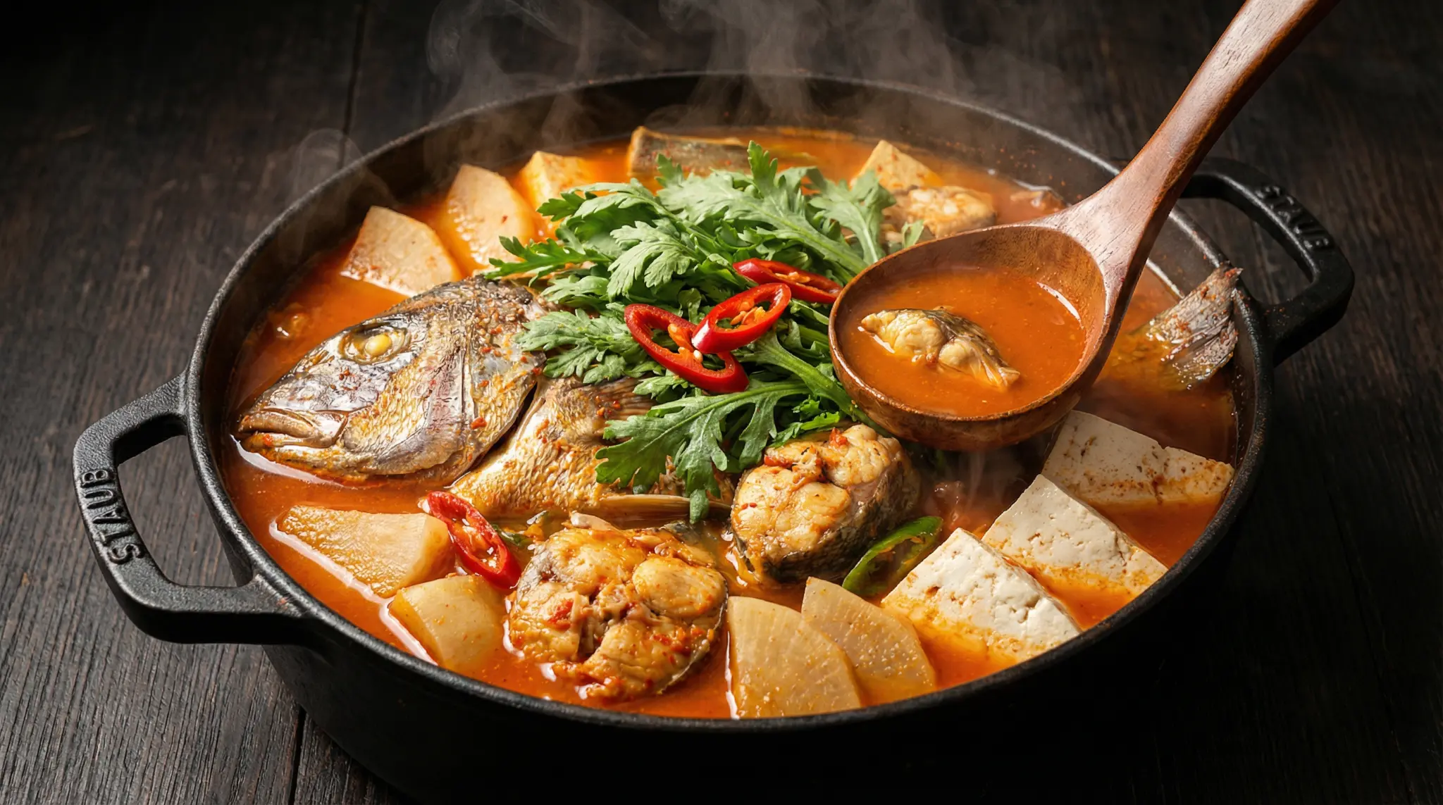Maeuntang Jijgae (Korean Spicy Fish Stew)
