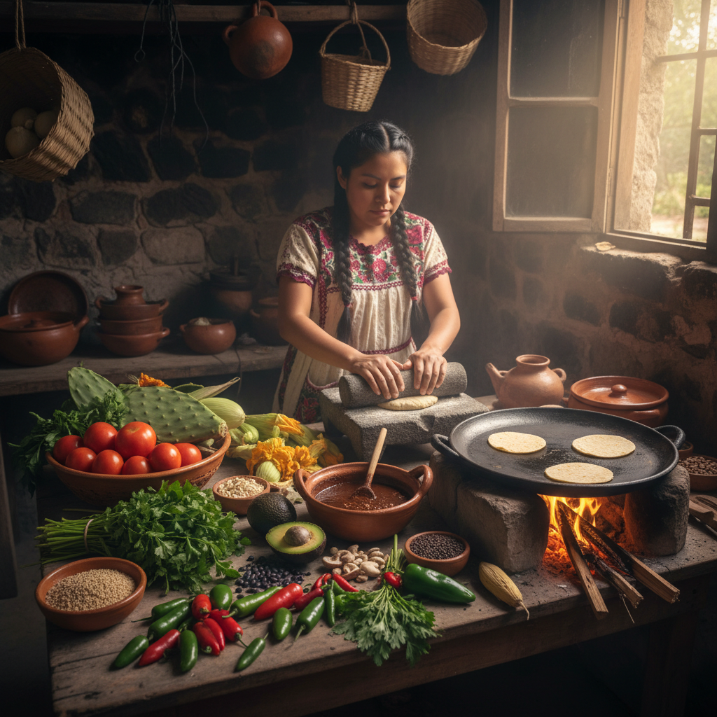 Central Highlands/Anahuac Core (CDMX, Estado de México, Morelos, Tlaxcala) ingredients and cooking