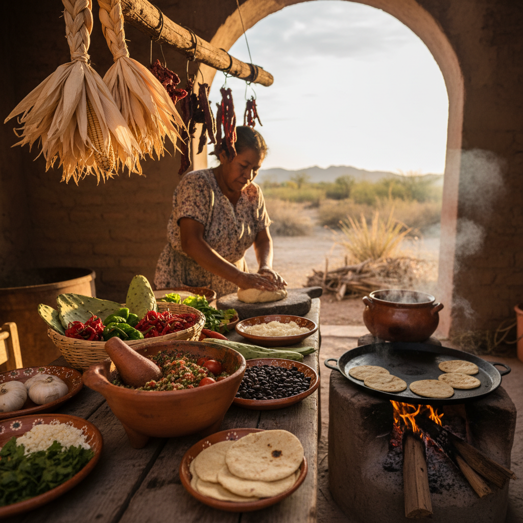 Northern Desert (Sonora, Chihuahua, Coahuila, Nuevo León) ingredients and cooking