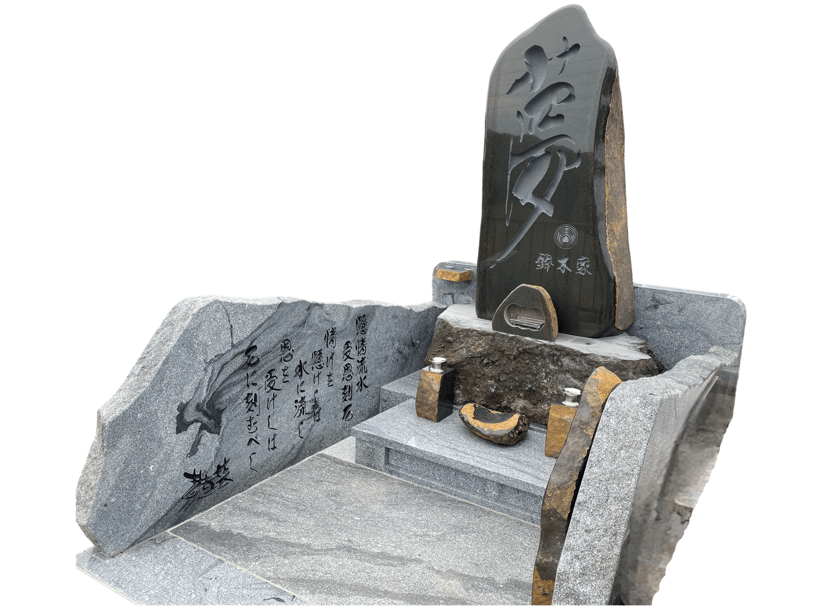 鈴木家墓地 
国産石を重ね、日本らしさをかたちにした墓所