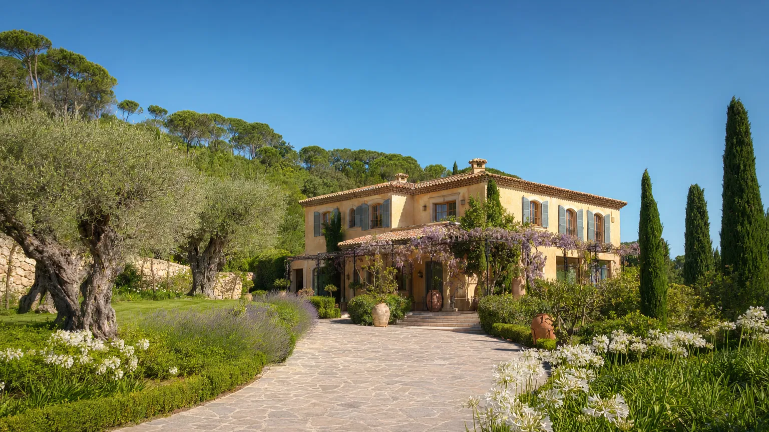 Villa méditerranéenne Côte d'Azur