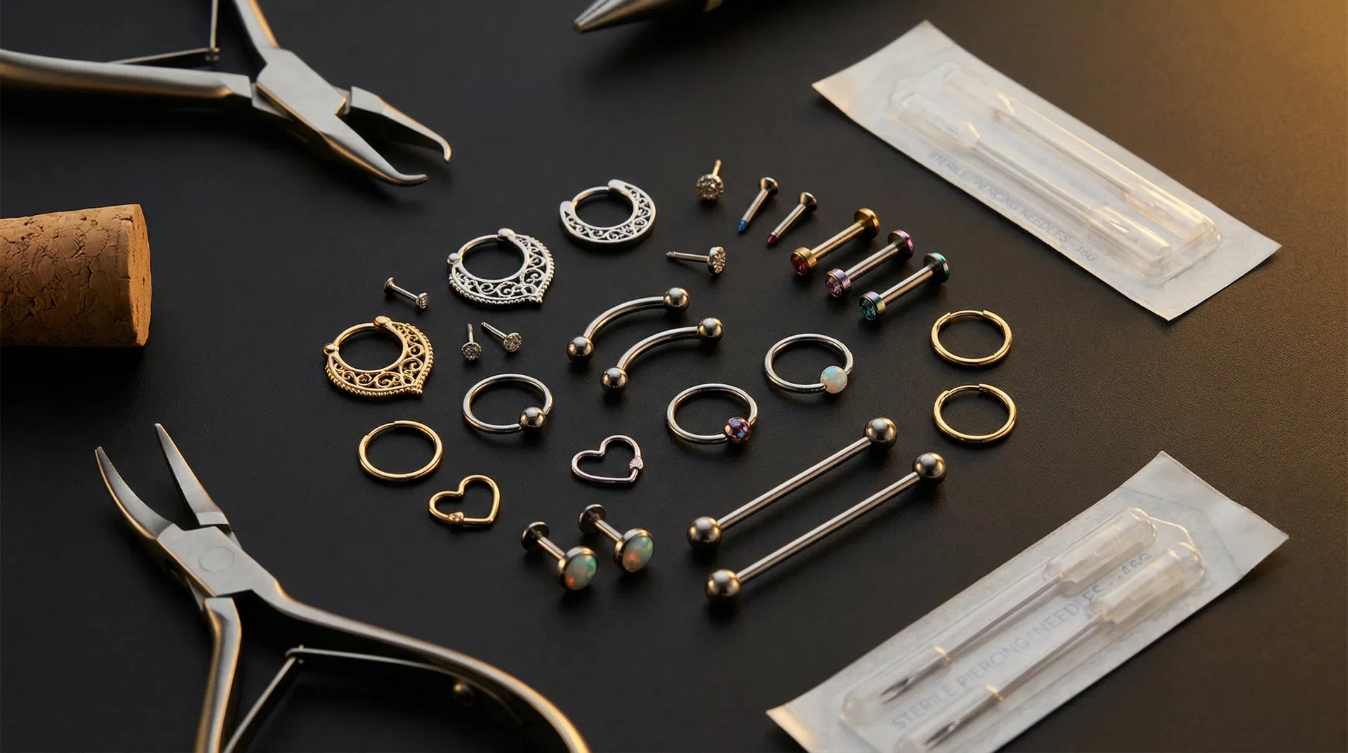 Professional piercing tools
