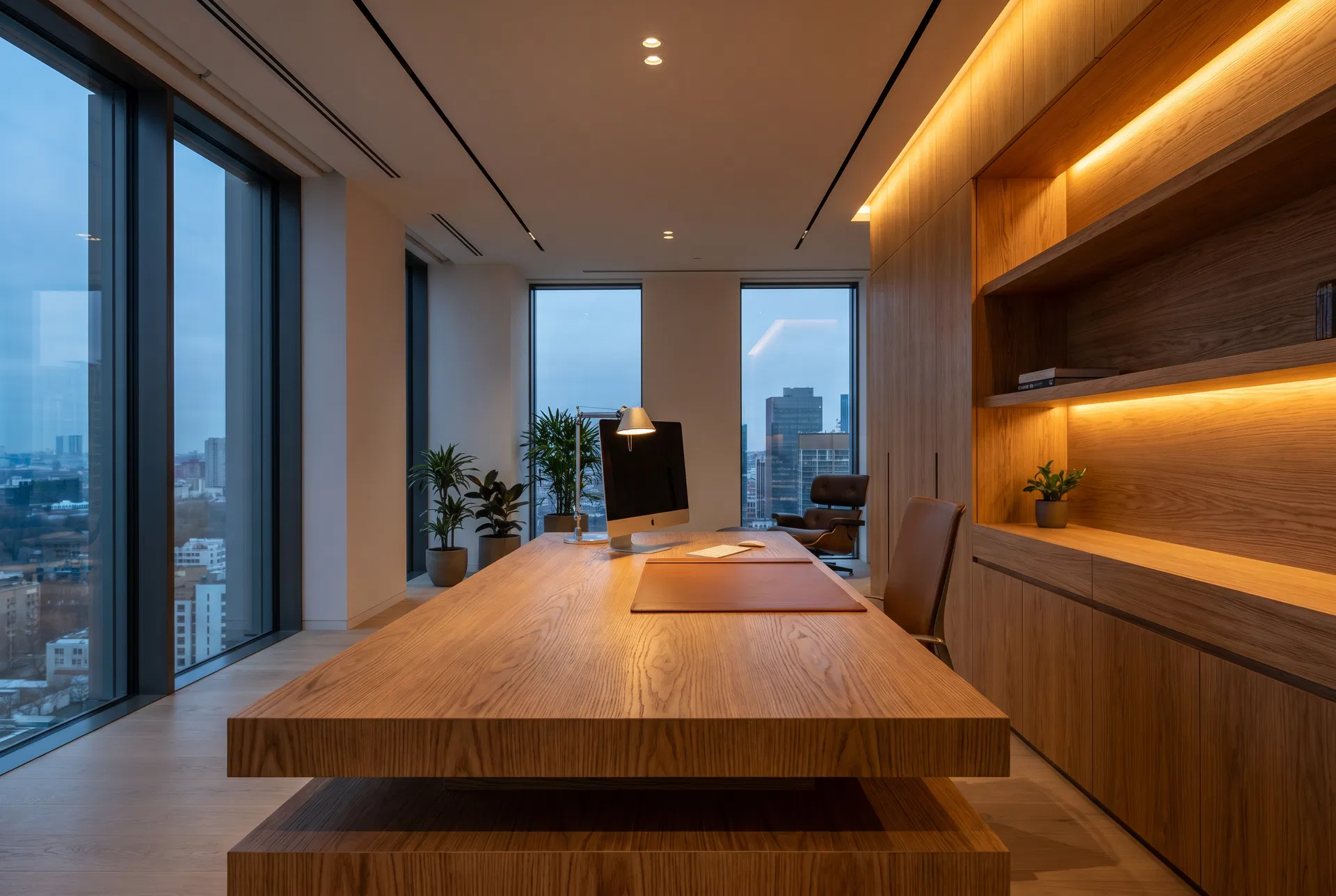 Schlafzimmer mit Altholz-Konstruktion