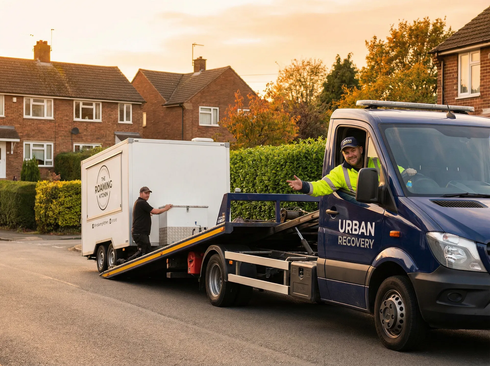 Free collection service for catering vans