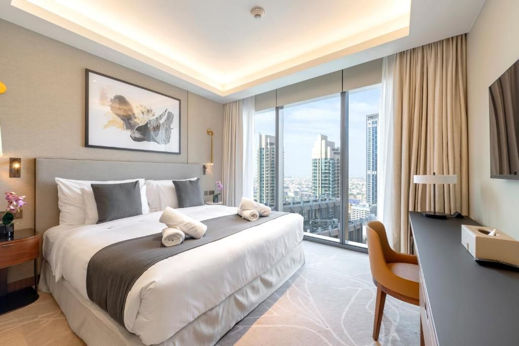 شقة من 3 غرف نوم بإطلالة على برج خليفة - Dubai Opera Residences - صورة 4