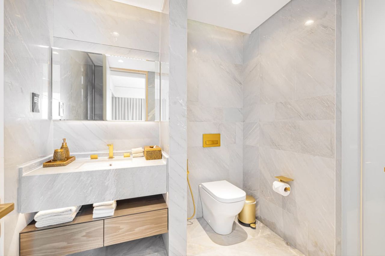 بنتهاوس ملكي مع مسبح خاص | إطلالة بحرية وعين دبي - صورة 2