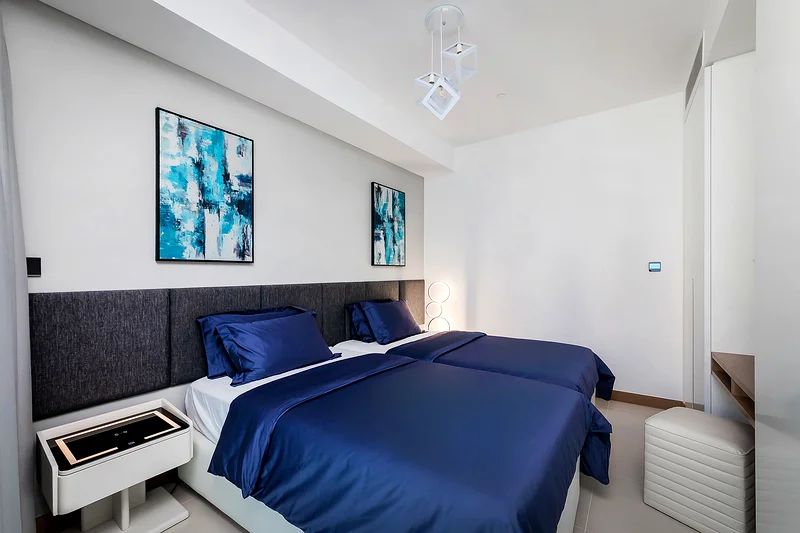 Spacious 1BR | Fully Furnished | Ain Dubai & Marina Views - صورة 4