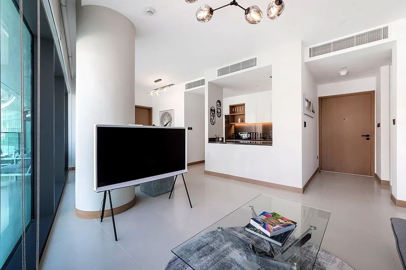 Spacious 1BR | Fully Furnished | Ain Dubai & Marina Views - صورة 6