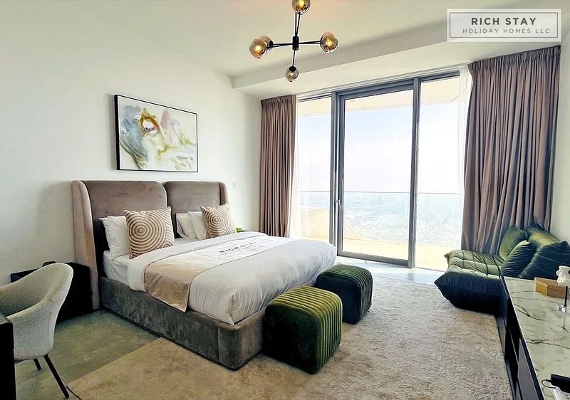3BR Corner Unit | High-Floor | Spacious | Sea & Skyline Views - صورة 3